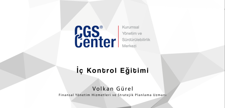 İç Kontrol Eğitimi – Volkan Gürel